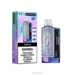 MOTI Vape Review UK 202845 | MOTI Beast Pro Disposable Vape (5%, 10000 Puffs) Grape Ice